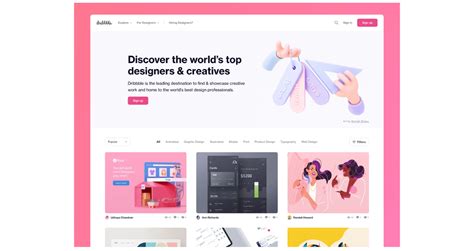 dribbble design|dribble art website.